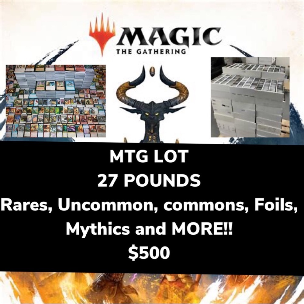 SELLERS- Magic the Gathering 27 POUNDS + MEGA CARD